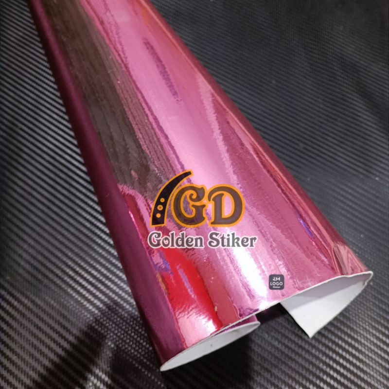 Stiker Pink Metalik Chrome Skotlet Pink Metalik Chrome Stiker Skolet Motor Stiker Skotlet Metalik Ch