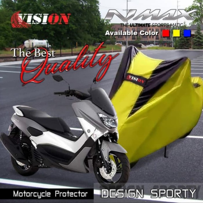 SARUNG COVER PENUTUP BODY MOTOR NMAX PCX ADV LEXI AEROX (KUNING