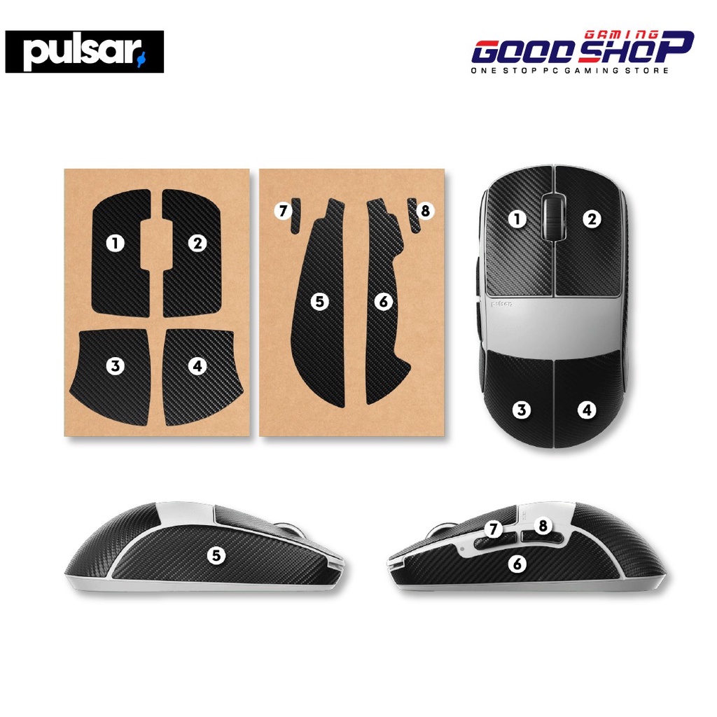 Pulsar Grip Tape for X2 Gaming Mouse