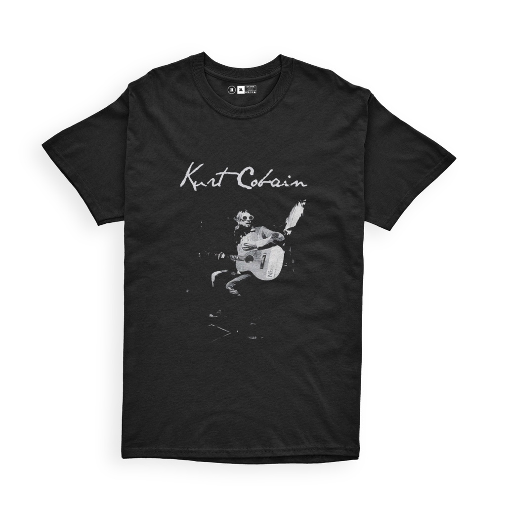 Kaos Kurt Cobain Original 100% Cotton Nirvana T Shirt