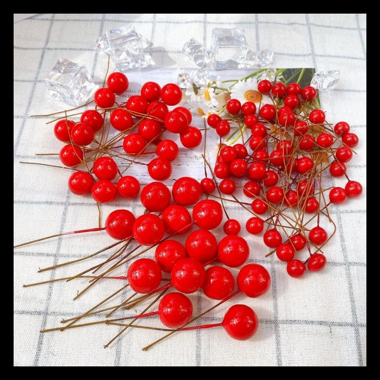 

CHERRY MERAH MURAH DEKORASI PARCEL KADO CERI MERAH BATANGAN HIASAN BARU