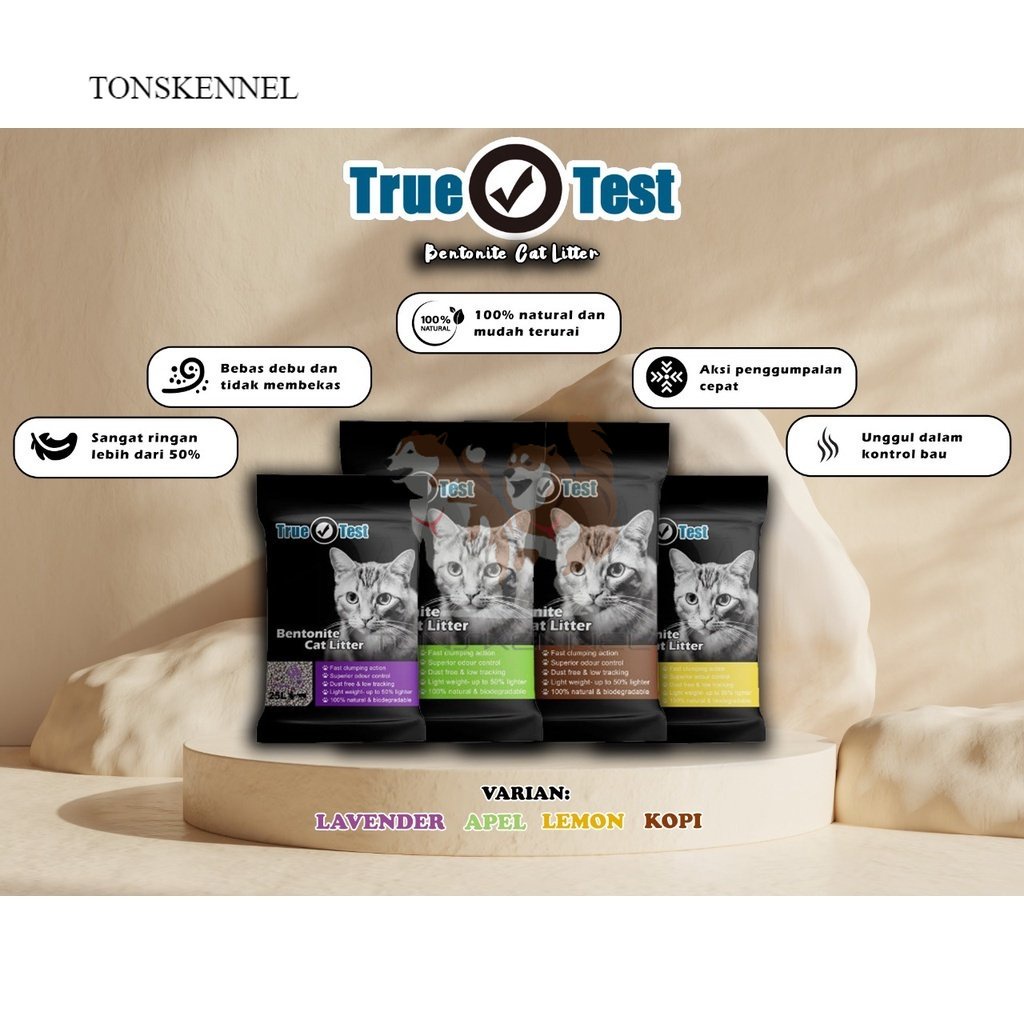 Pasir Kucing True Test 5L 5 L 5LT Trex TrueTest Poocha Lovesh Gumpal Wangi Bentonite Hovey Top Mantoel Naughty Tail 5 Liter 5Liter 5.5L 5.5LT 5.5 LT 10 Liter 25 Liter 5 Lt 10 Lt 25 Lt 10L 25L T rex T-rex 20kg 20 kg 20kilo 20 kilo