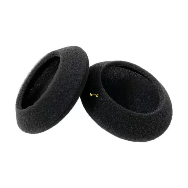 Bt Bantalan Telinga Spons Breathable Untuk Headphone H330 H340 H600 50x50mm Earmuffs
