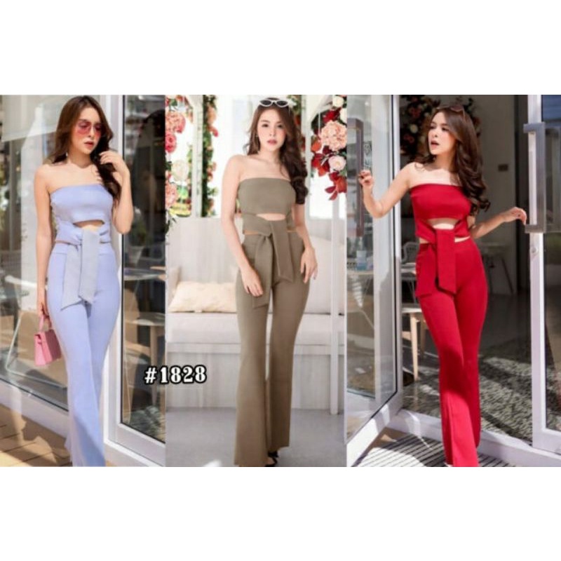 setelan scuba 1828 setelan terkini/setelan terbaru/setelan wanita bkk/setelan korea/setelan wanita c