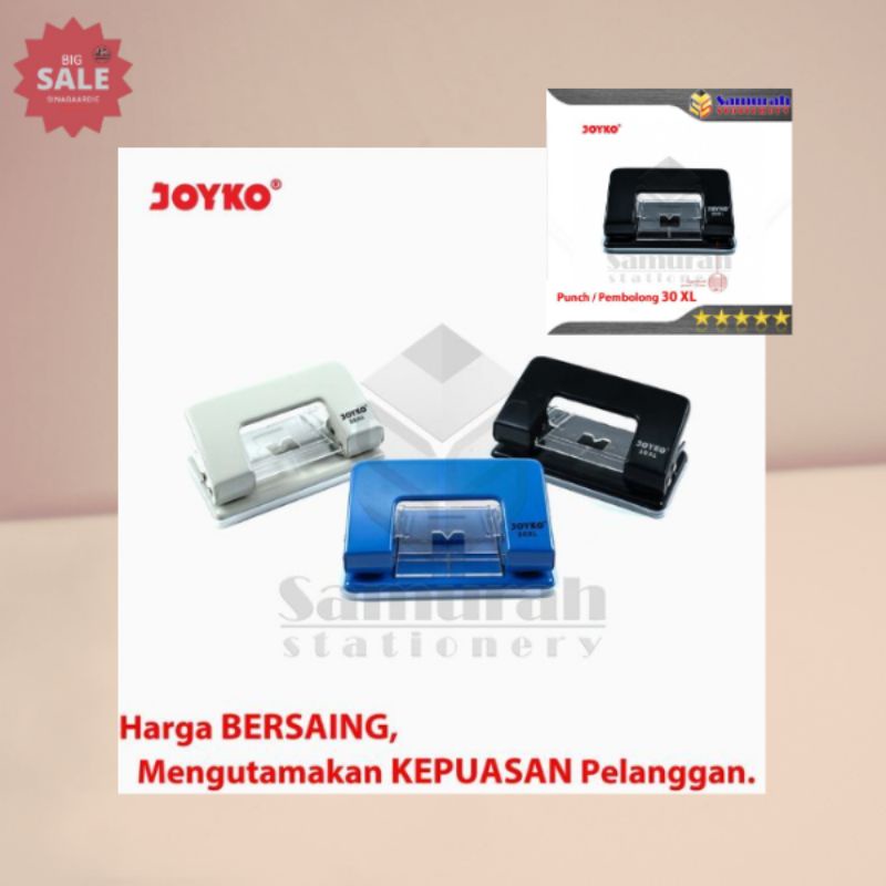 

Pembolong Kertas Joyko No 30 XL 2 lubang(ORIGINAL PRODUK)