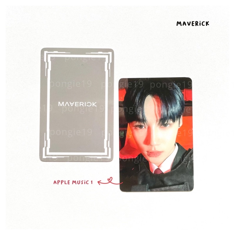 THE BOYZ MAVERICK APPLE MUSIC 1 PHOTOCARD / PC / NEW