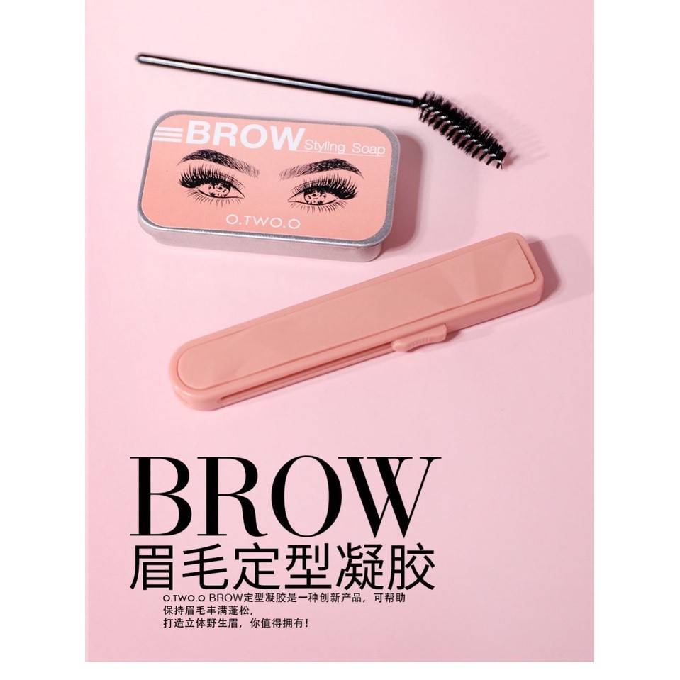 O.TWO.O pembentuk alis wax alis brow styling soap eyebrow