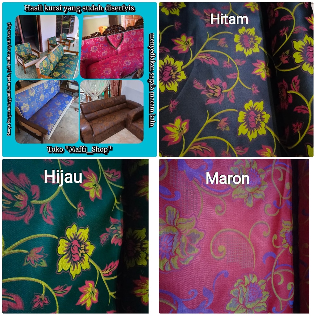 KAIN SARUNG SOFA METERAN // KAIN KURSI SOFA // FURNITURE SOFA