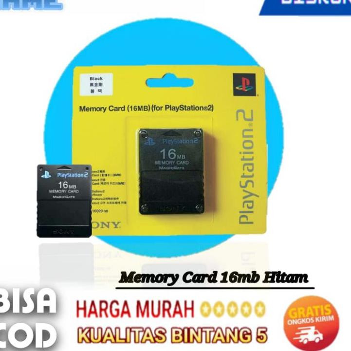 Terlaris Memory Card PS2/MC PS2 8MB For PlayStation Bisa Save Game Re4 Dan Good Of War