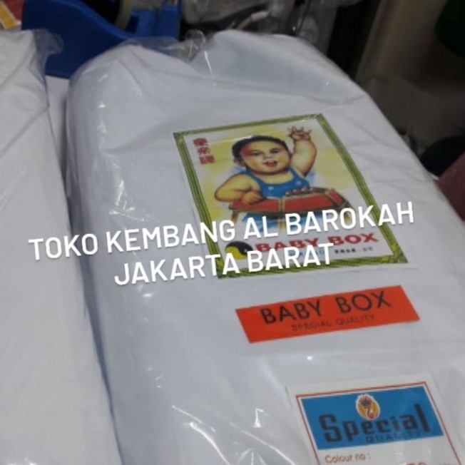 Kain Kain Kafan/Mori Cap Baby Box Meteran