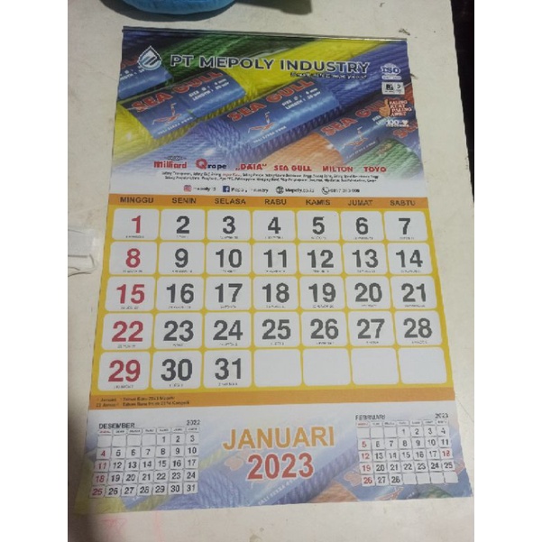 

Kalender Dinding 2023 Bulanan. Kalender Gantung