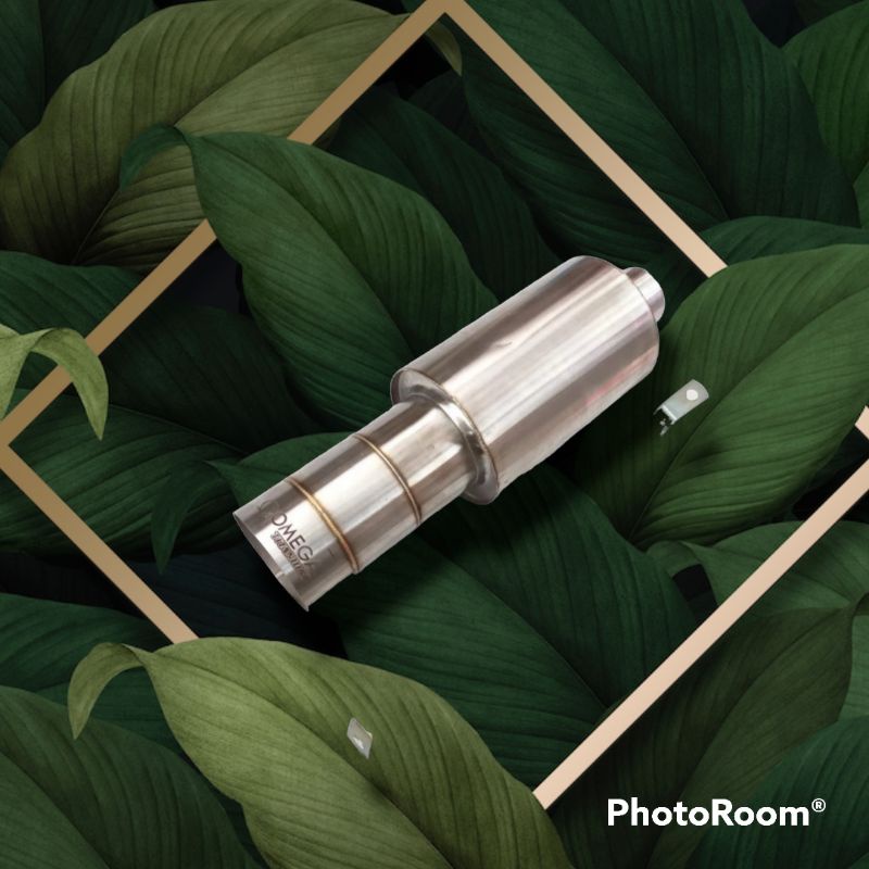 knalpot mobil SPOON bensin bass kering