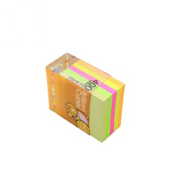 

Sticky Notes Pronto Brilliant Cube ‐ 80 sheets /color ‐ 75x75 mm BC77/5S