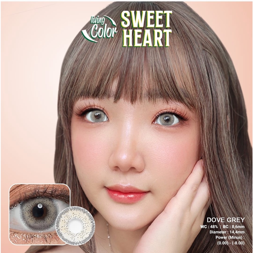 LIVING COLOR SWEET HEART DOVE GREY (NORMAL S/D -6.00)