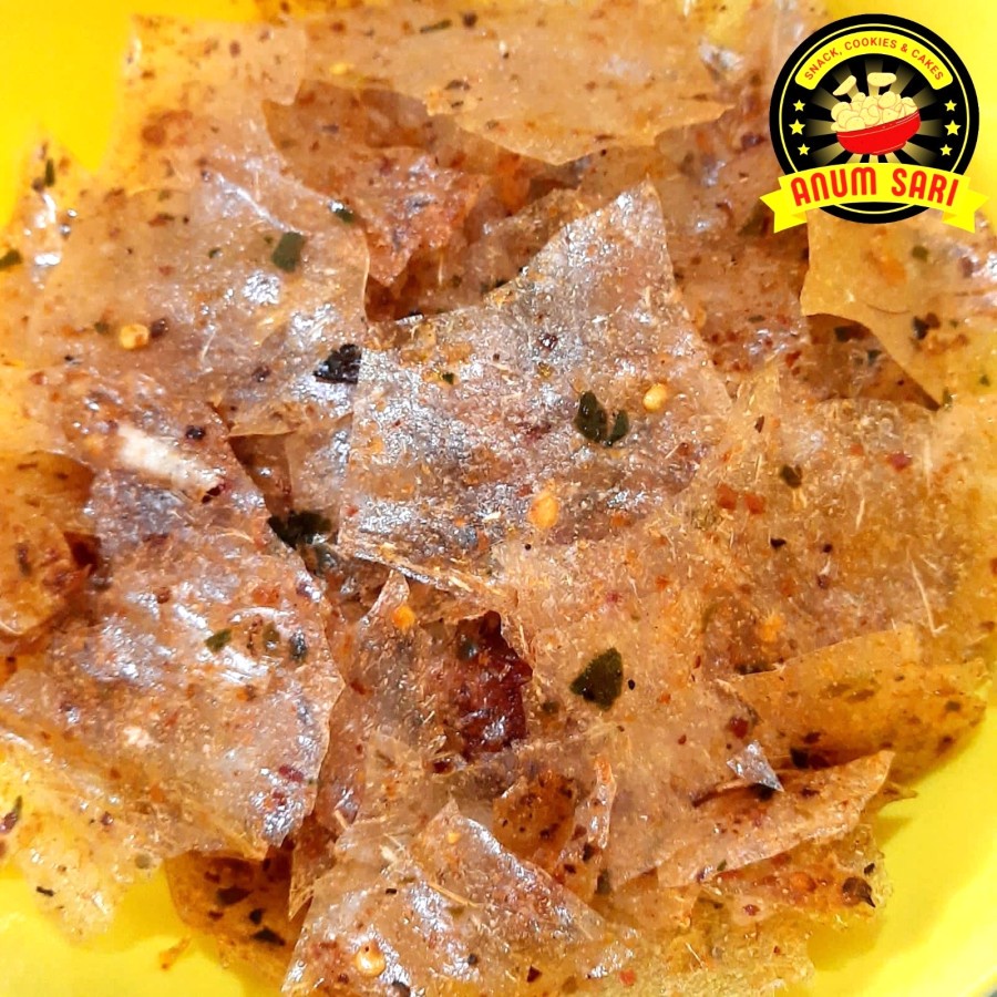

Keripik Kaca Beling PEDAS GURIH Daun Jeruk 125 Gram / Kripca - Anum Sari