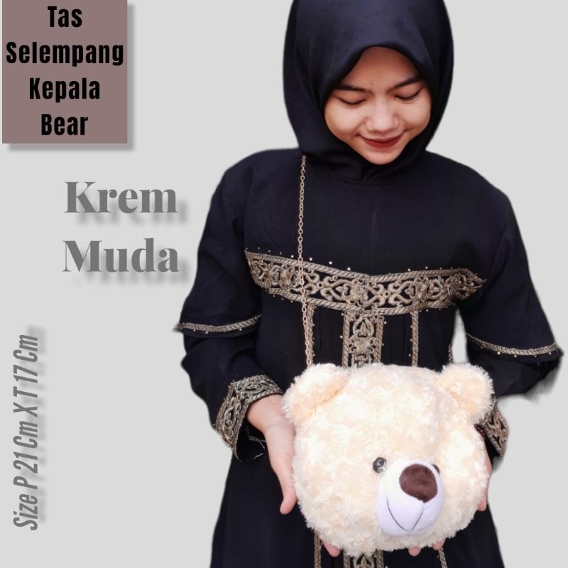 TAS SELEMPANG KEPALA BEAR