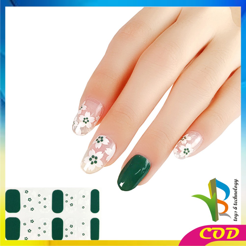 RB-K54 Stiker Kuku Wanita Nail Art Sticker / Sticker Kuku Fashion Wanita Murah Anti Air / Stiker Kuku Korea Murah