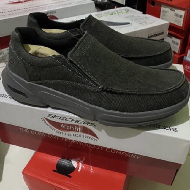 Sepatu Skechers Black Arch Fit Talon Menifee 204612/BLK Original