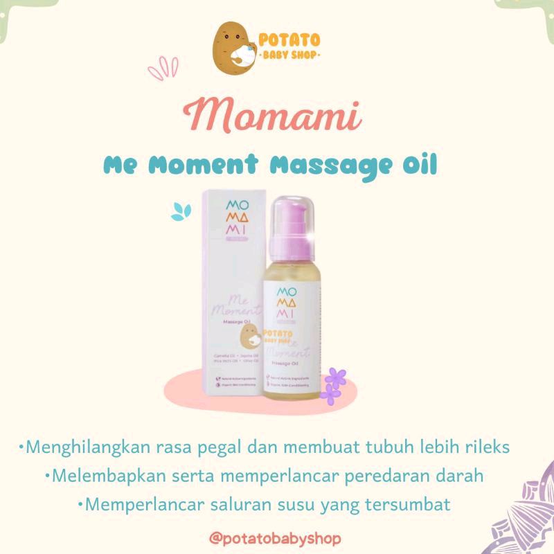 Momami Me Moment Massage Oil - Minyak Massage Ibu
