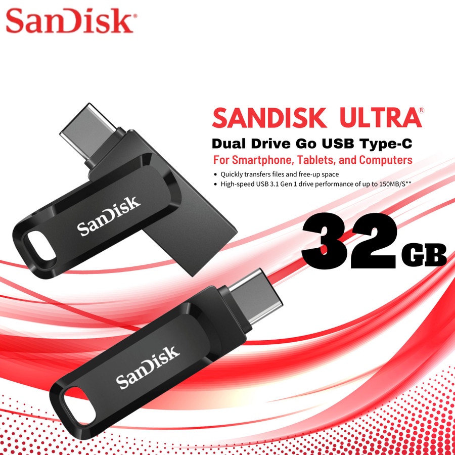 SANDISK OTG 32GB USB TYPE-C USB 3.1 ULTRA DUAL DRIVE USB OTG SANDISK