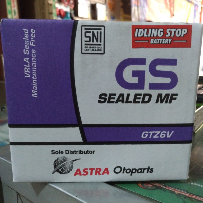 Aki Gs Vario 125 / 150 Gtz6V #Original