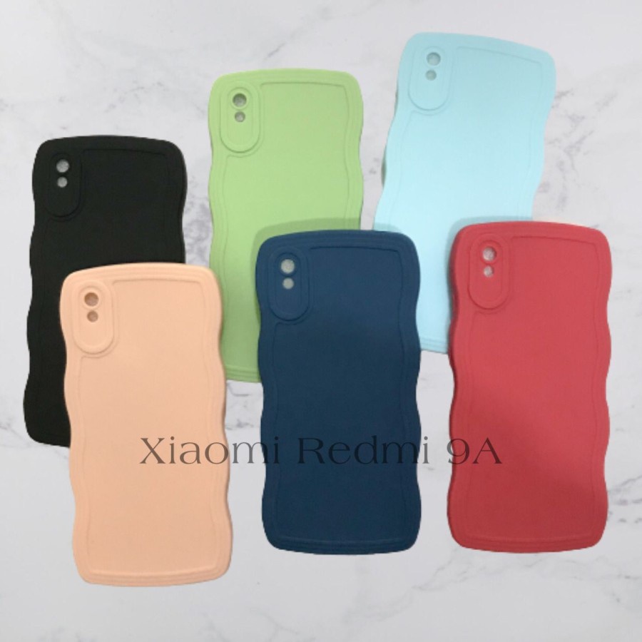 CASE XIAOMI REDMI 9A - SOFTCASE SILIKON GELOMBANG WAVY PRO CAMERA - GA