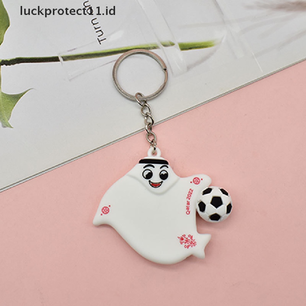 /Fashion Hot// Fashion// 2022gantungan Kunci Piala Dunia Fifa Untuk Fans Sepak Bola Pria Hadiah Maskot PVC Keyring.