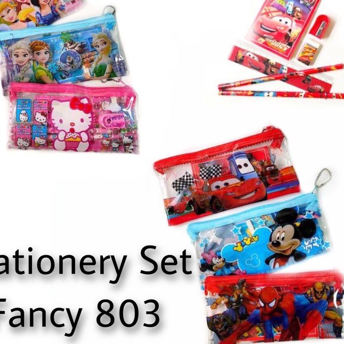 

ㅂ Stationery Set / Paket Alat Tulis Set 803 / Stationery Set Karakter 7In1 ㅰ