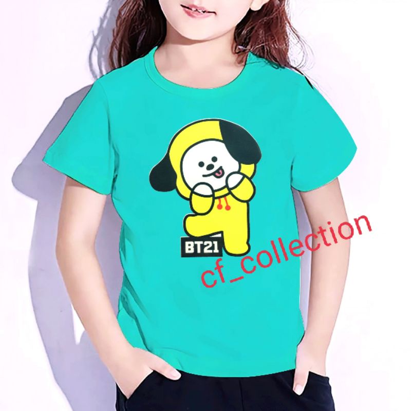 KAOS ANAK PEREMPUAN GAMBAR DFT 1 10 TAHUN