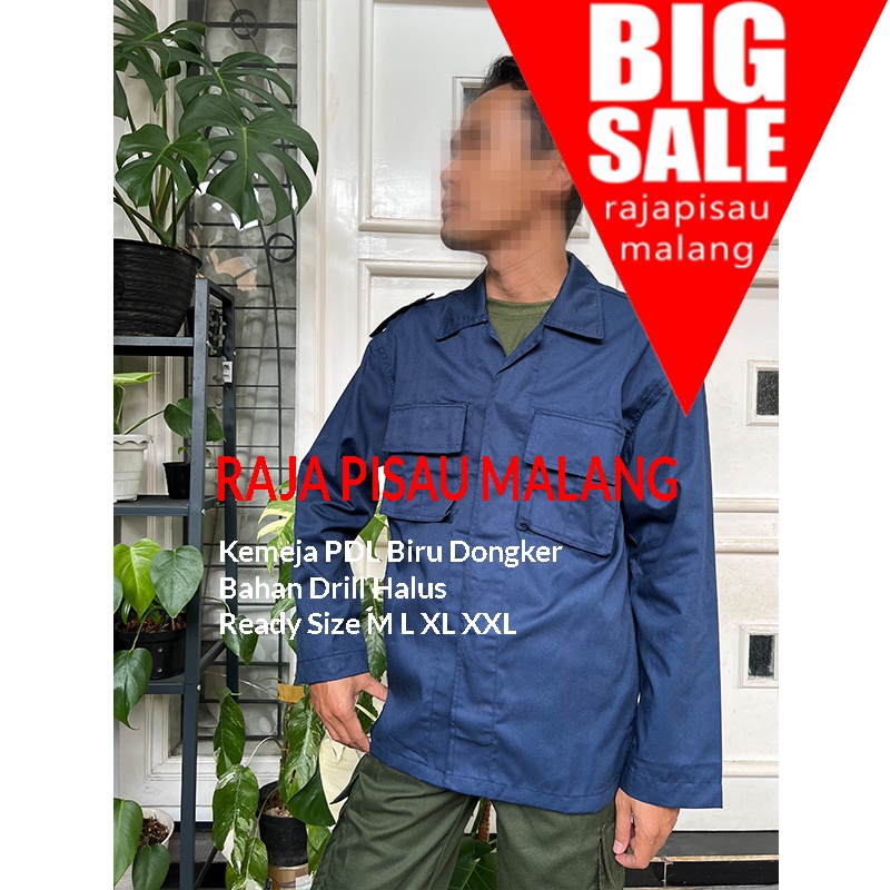 Seragam kemeja Baju PDL biru dongker