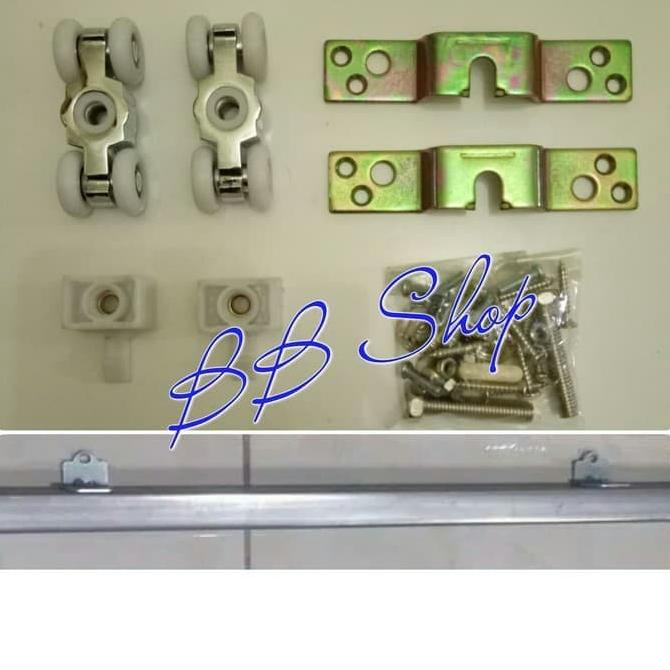 Rel Pintu Geser Rel Sliding Besi / Rel Sliding Geser Pintu J3 180 Cm