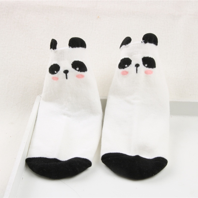 Kaos Kaki Pendek Anak Panda Beruang Kucing