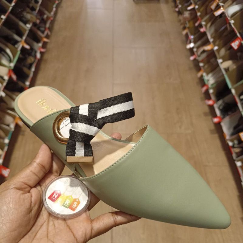 PAYLESS BY FIONI - BOW MULE DARK GREEN 196178