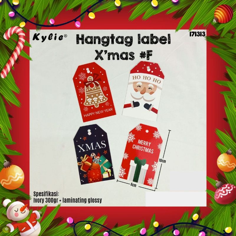 

hangtag label natal 23 / gantungan xmas / tag christmas
