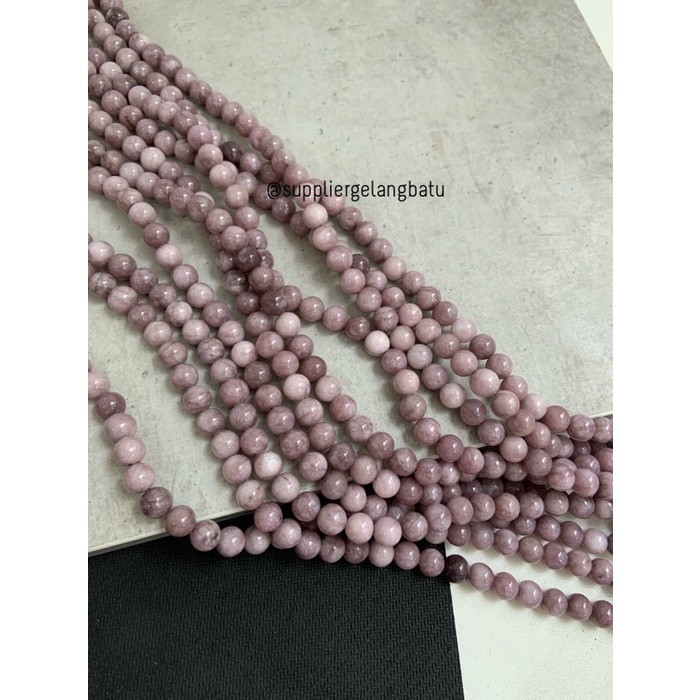 light PURPLE AMAZONITE 8mm ungu tosca premium bead stone handmade DIY