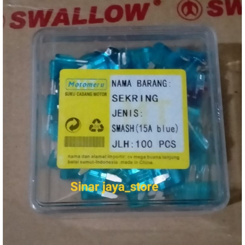 Sekring Cucuk Fuse Kecil 15 Amper Motomeru