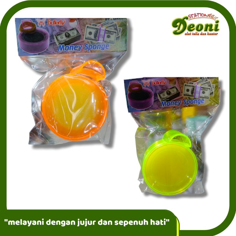 

Butterfly Money Sponge / Sponge Uang / Penghitung Uang Manual BT-MS01 (304)