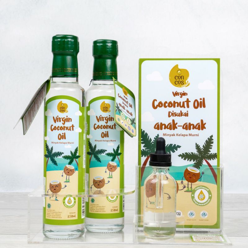 Concos VCO/ Virgin Coconut Oil Kids/ Minyak Kelapa untuk Anak 100ml/ 250ml