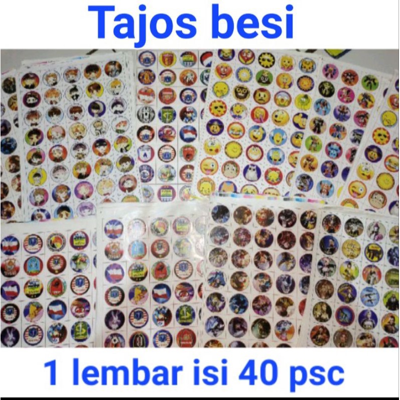 Mainan tajos 1lembar isi 40 psc