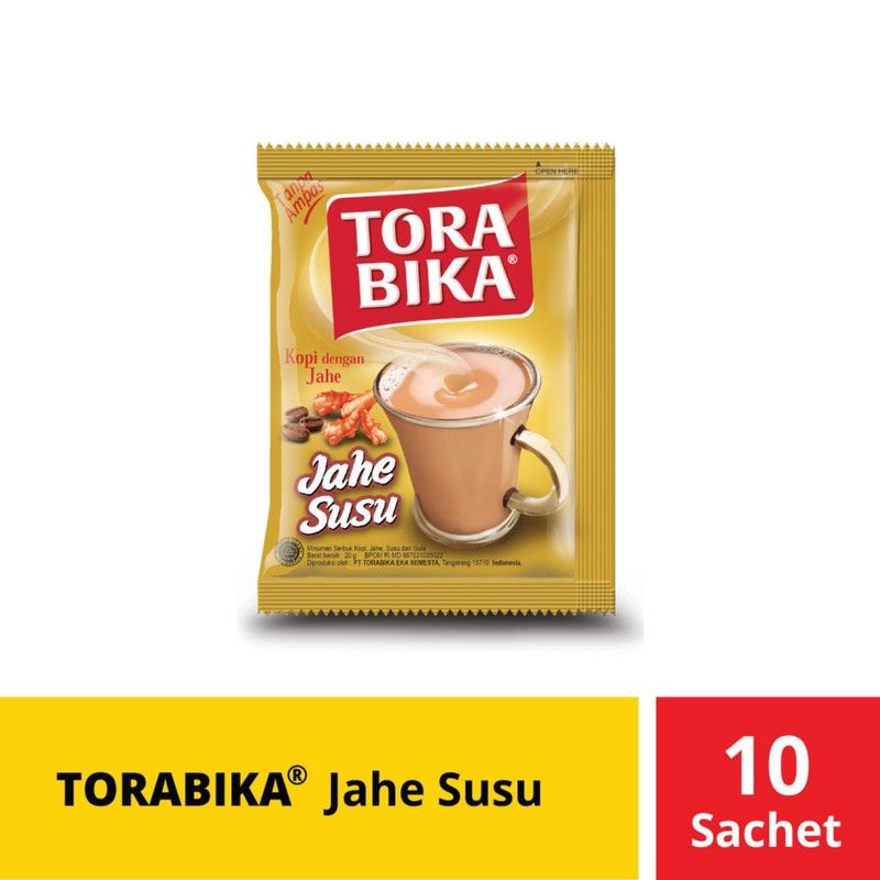 

Torabika Jahe Susu Renceng (XX) 20 gram x 10sachet