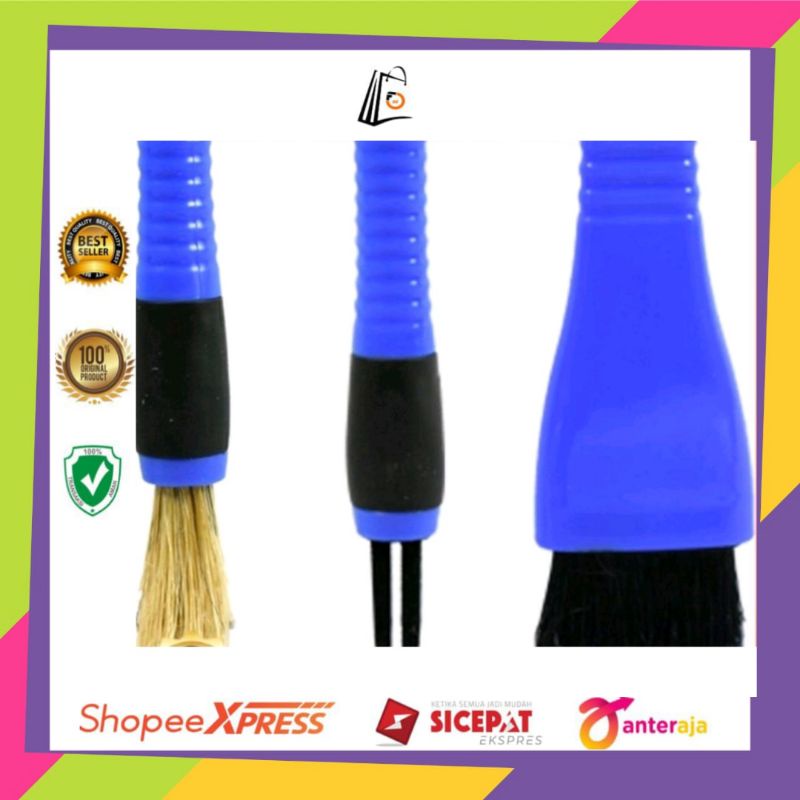 Pto Clean Set Sikat Pembersih Interior Mobil - Biru