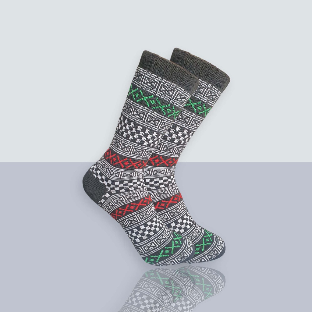 Kaos Kaki Motif Tribal Oldschool Batik Pria Wanita S45