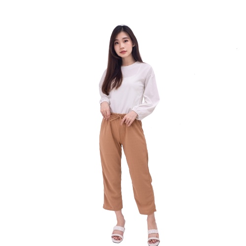 ZASKIYA - Kulot Stella Pants | Celana Panjang Wanita Tanpa Kantong