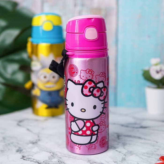 

BOTOL AIR PREMIUM STAINLESS ANAK SEKOLAH HELLO KITTY MINION