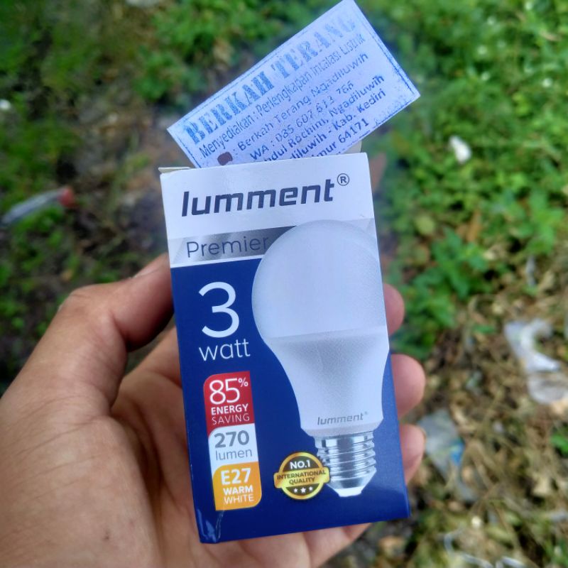 Lampu LED Kuning Warm White Lument Lampu Cafe Kuning MURAH BERKUALITAS
