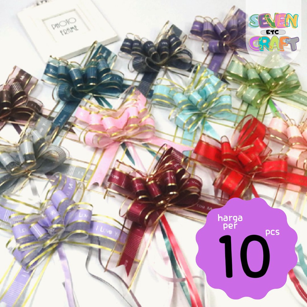 

Pita Tarik Serut I LOVE YOU MORE 32 mm 10 pcs