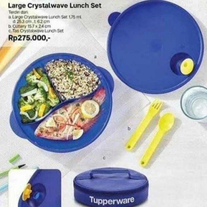 Crystalwave lunch nox set tupperware