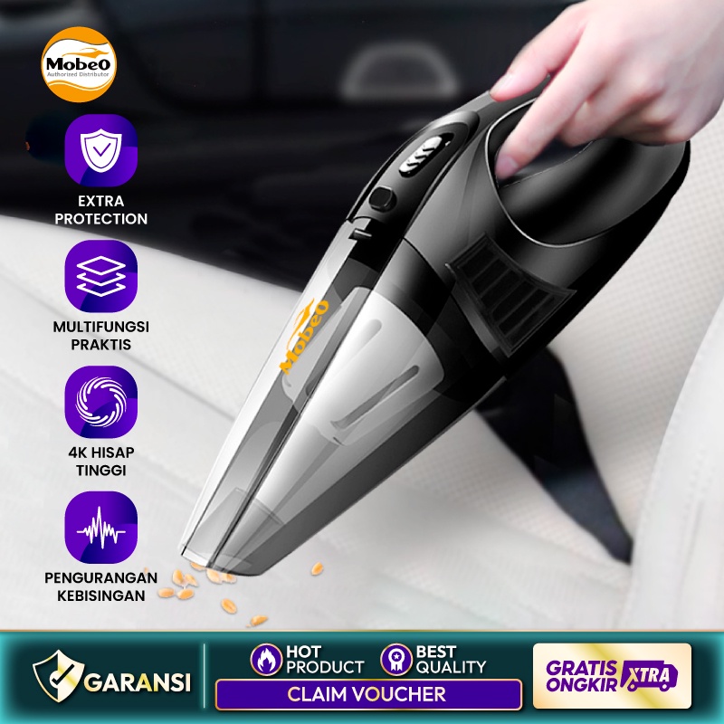 Mobeo Penyedot Debu Mobil Praktis dan Serbaguna / Car Mini Vacuum Cleaner