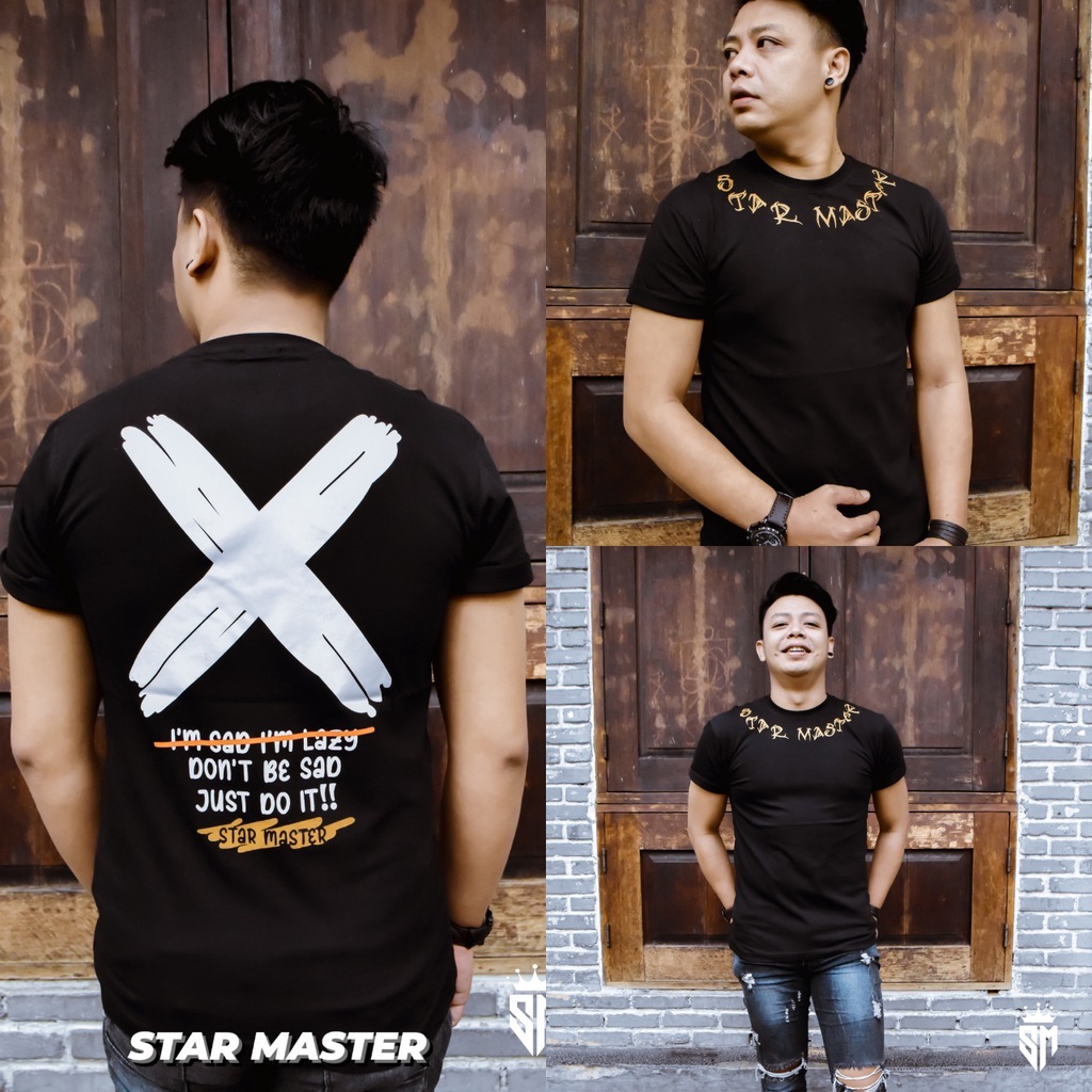 KAOS DISTRO PRIA ORIGINAL STAR MASTER PAKAIAN PRIA TSHIRT SURFING BANDUNG - BAJU DISTRO MURAH