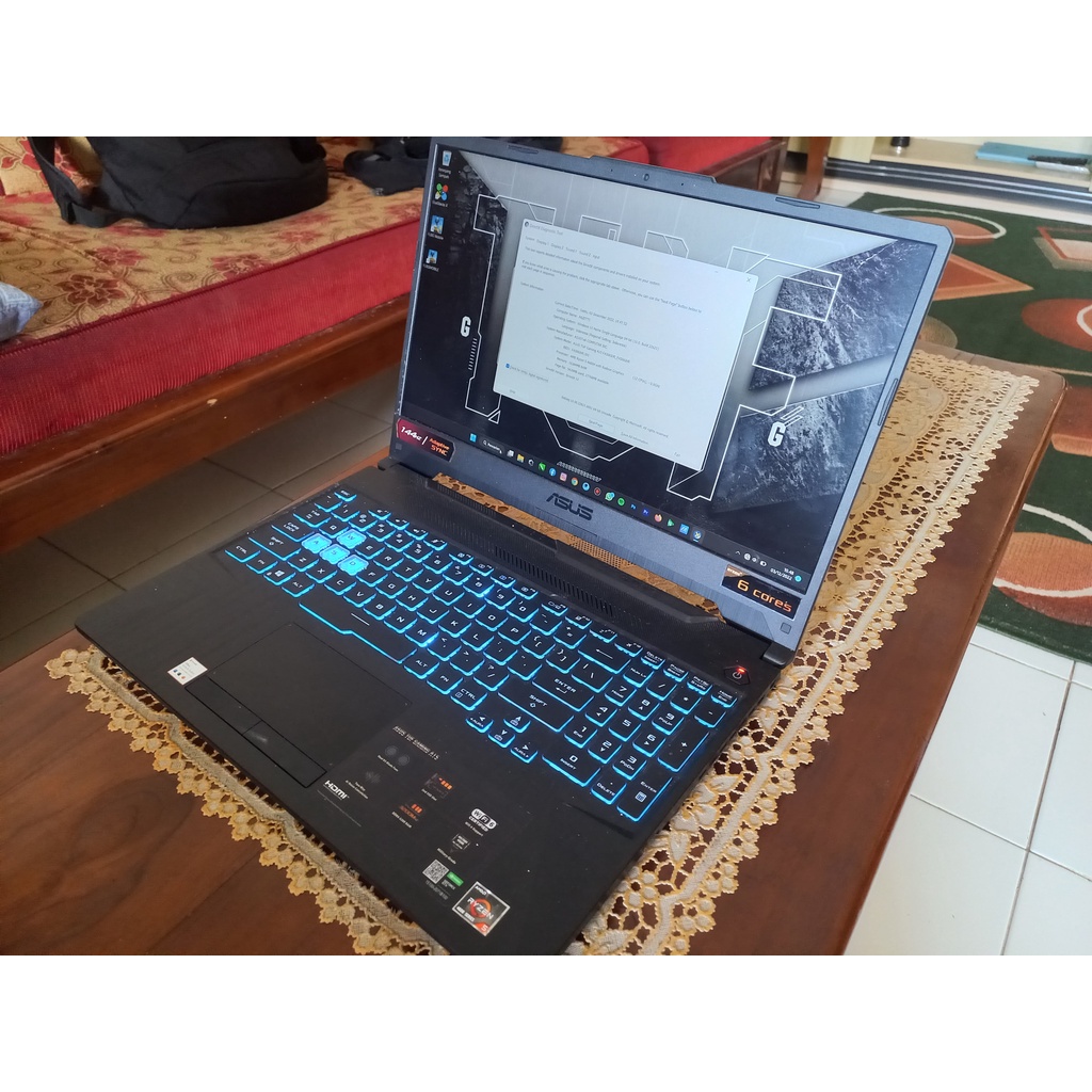 LAPTOP GAMING MURAH ASUS TUF RAM 16GB AMD RYZEN 5